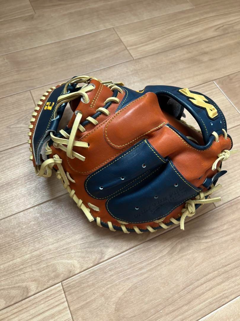 は　 ハタケヤマ　キャッチャーミット　軟式　甲斐モデル　M62 ハタケヤマ 軟式用キャッチャーミット （捕手用）甲斐モデル PRO-SH62