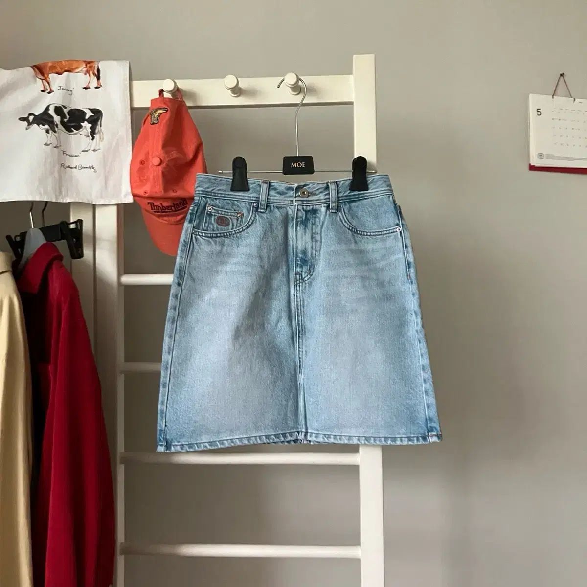 sienne シエンヌ washed denim skirt | s