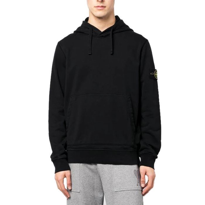 12 STONE ISLAND ストーンアイランド 101564151 A0029 ブラック パーカー フーディー - メルカリ