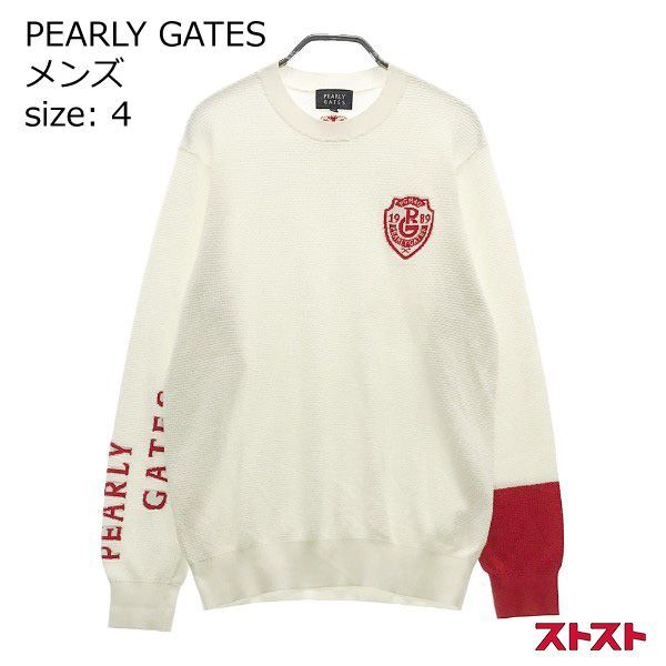 PEARLY GATES パーリーゲイツ 2022年モデル クルーネック ニット