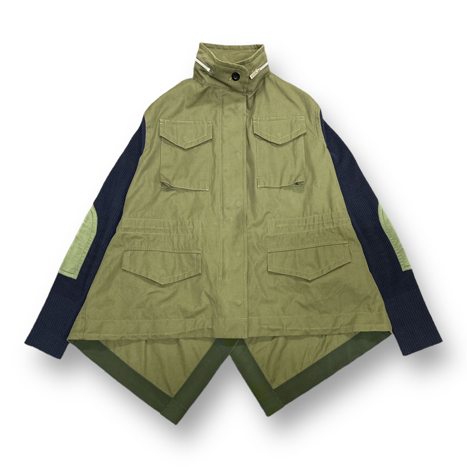 sacai サカイ　20-04847 Fabric Combo Jacket sacai] 20-04846 Fabric Combo MA-1 Blouson – MaW SAPPORO