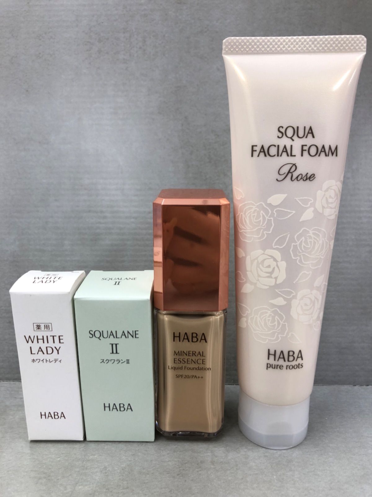 HABA スクワフェイシャルフォーム　ホワイトレディ　ファンデーション　まとめ HABA スクワフェイシャルフォームホワイトレディ