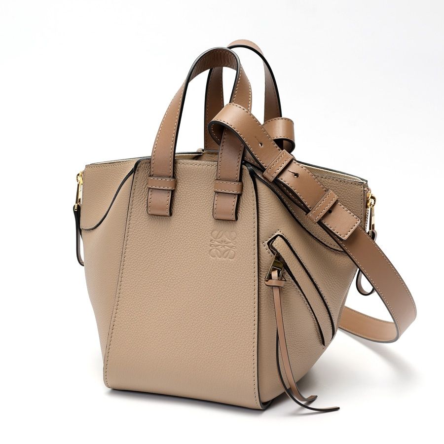 ロエベ | LOEWE ハンモックバッグ コンパクト A538H13X03 ソフトグレインカーフ サンド グレージュ系 商品番号 S-158312