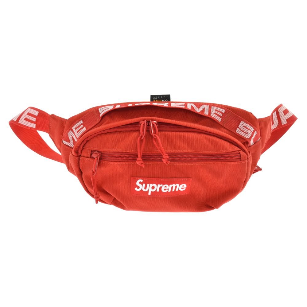 Supreme 18SS Waist Bag RED ウエストバッグ18センチ横幅 - ウエストポーチ