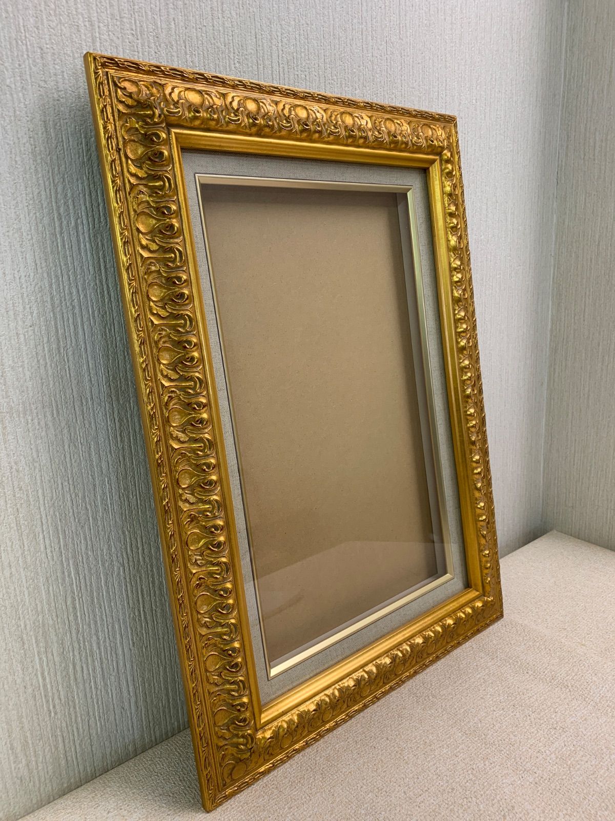 アンティーク　油絵　水彩画　日本画　西洋画　額縁　ゴールド　② アンティーク 油絵 水彩画 日本画 西洋画 額縁 ゴールド ②