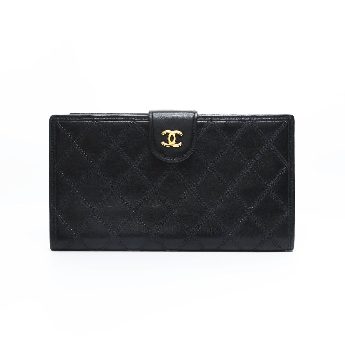 CHANEL シャネル 長財布 ビコローレ ラムスキン