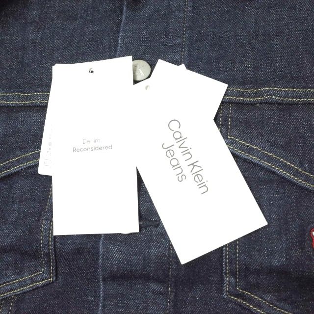 Calvin klein Jeans カルバンクラインジーンズ 22SS DAD DENIM JACKET タイガー刺繍 デニムジャケット J319942 M Dk.Indigo Gジャン 3rd アウター【新古品】【Calvin klein Jeans】