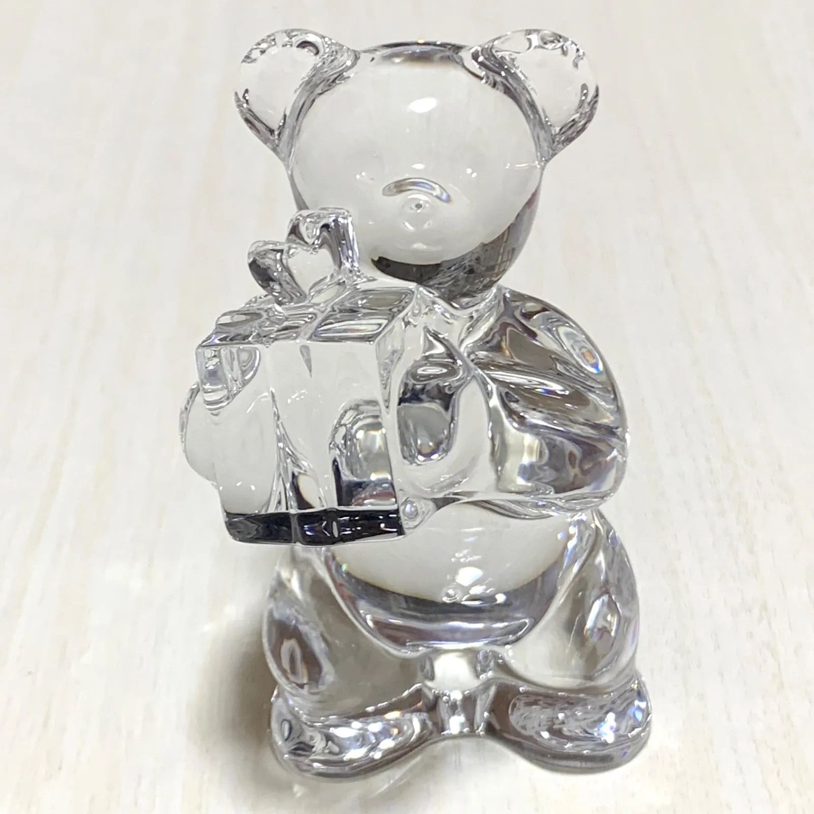 値下げ！Baccarat バカラ ノエル テディベア クリスタルガラス