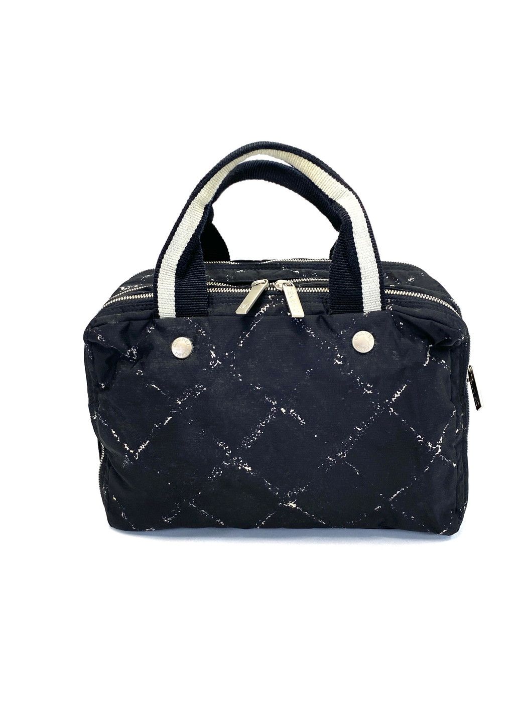 CHANEL 旧トラベルライン ミニボストンバッグ ブラック 9536 シャネル 旧トラベルライン ミニボストンバッグ ブラック