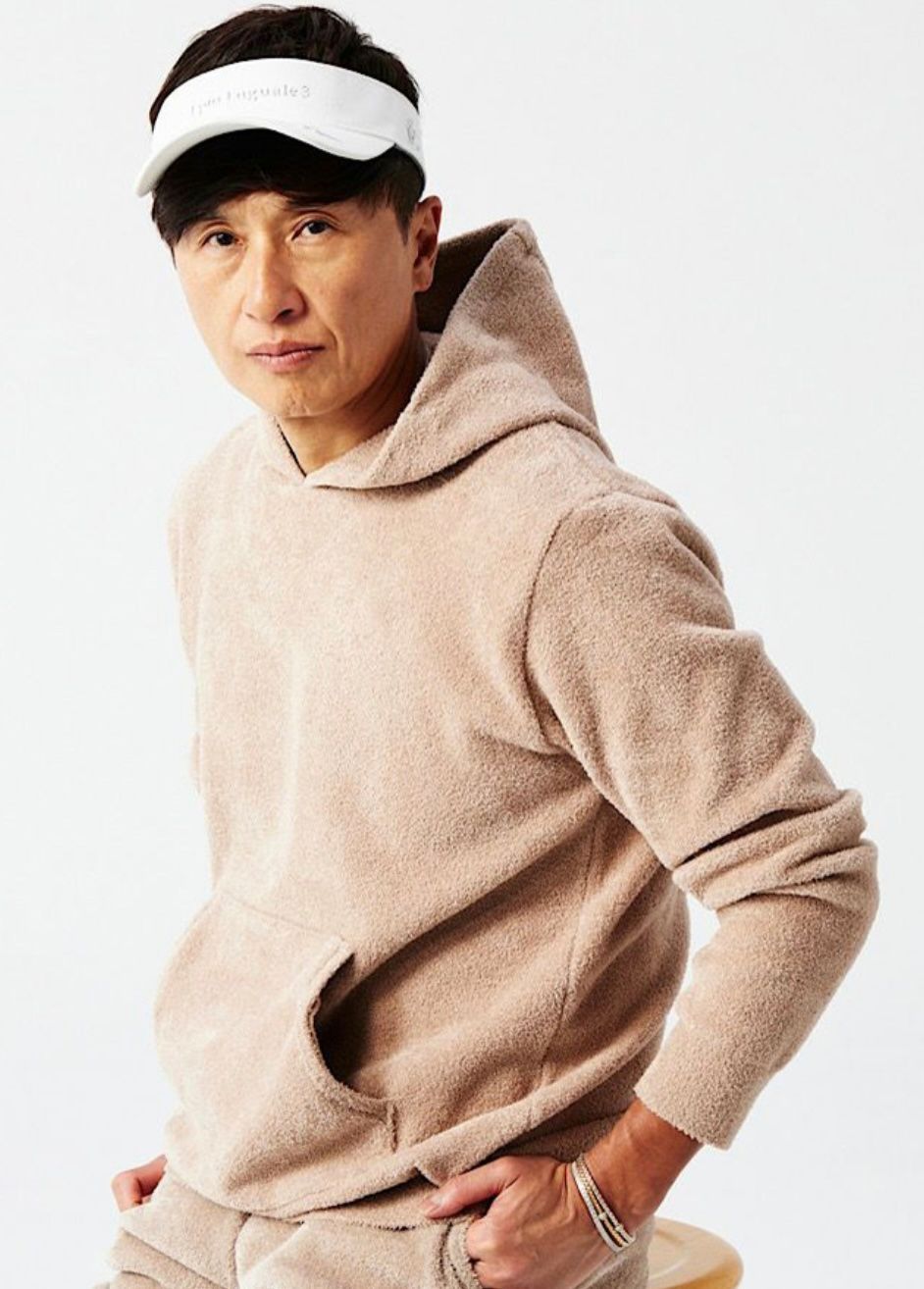 未使用 1PIU1UGUALE3 GOLF×戸賀敬城 3 ブラウン BC LOGO SHAGGY PARKA