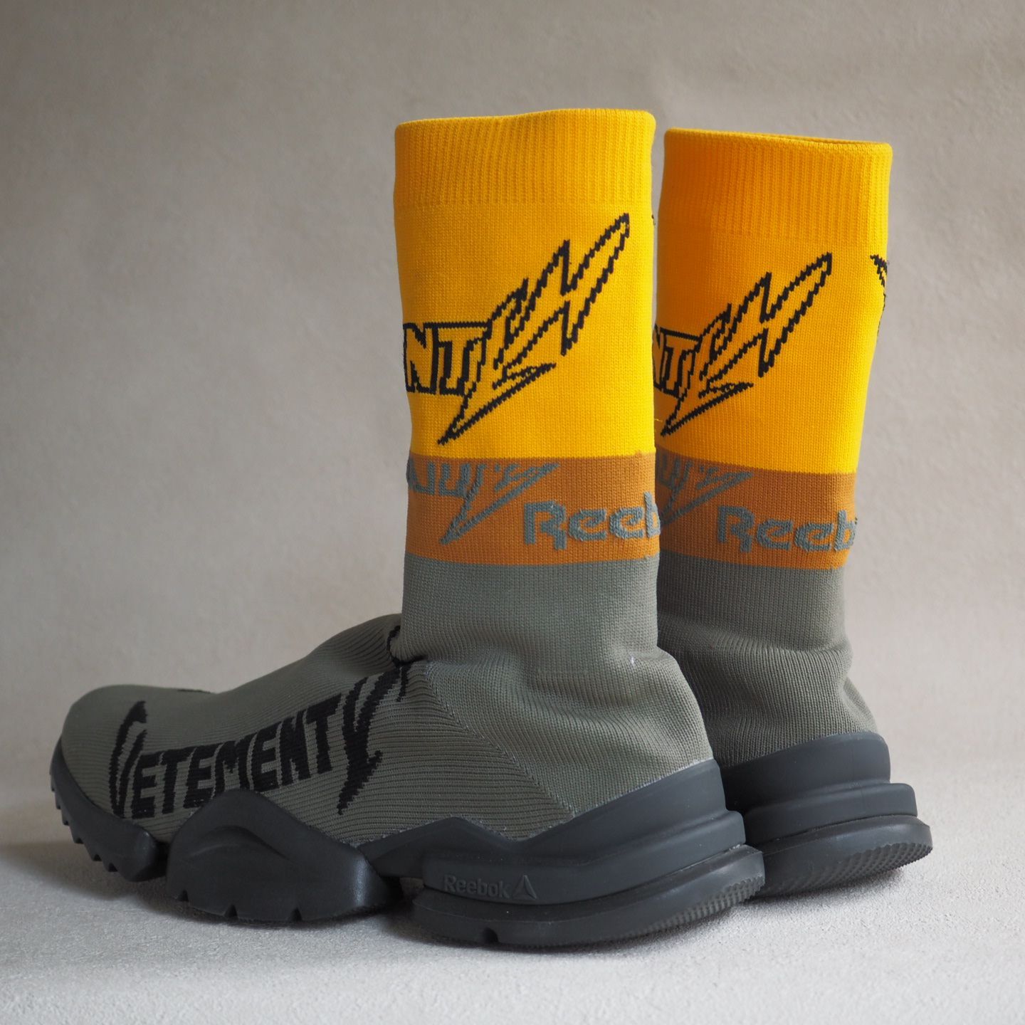 未使用美品◇ ヴェトモン VETEMENTS Reebok ソックス ランナー ニット