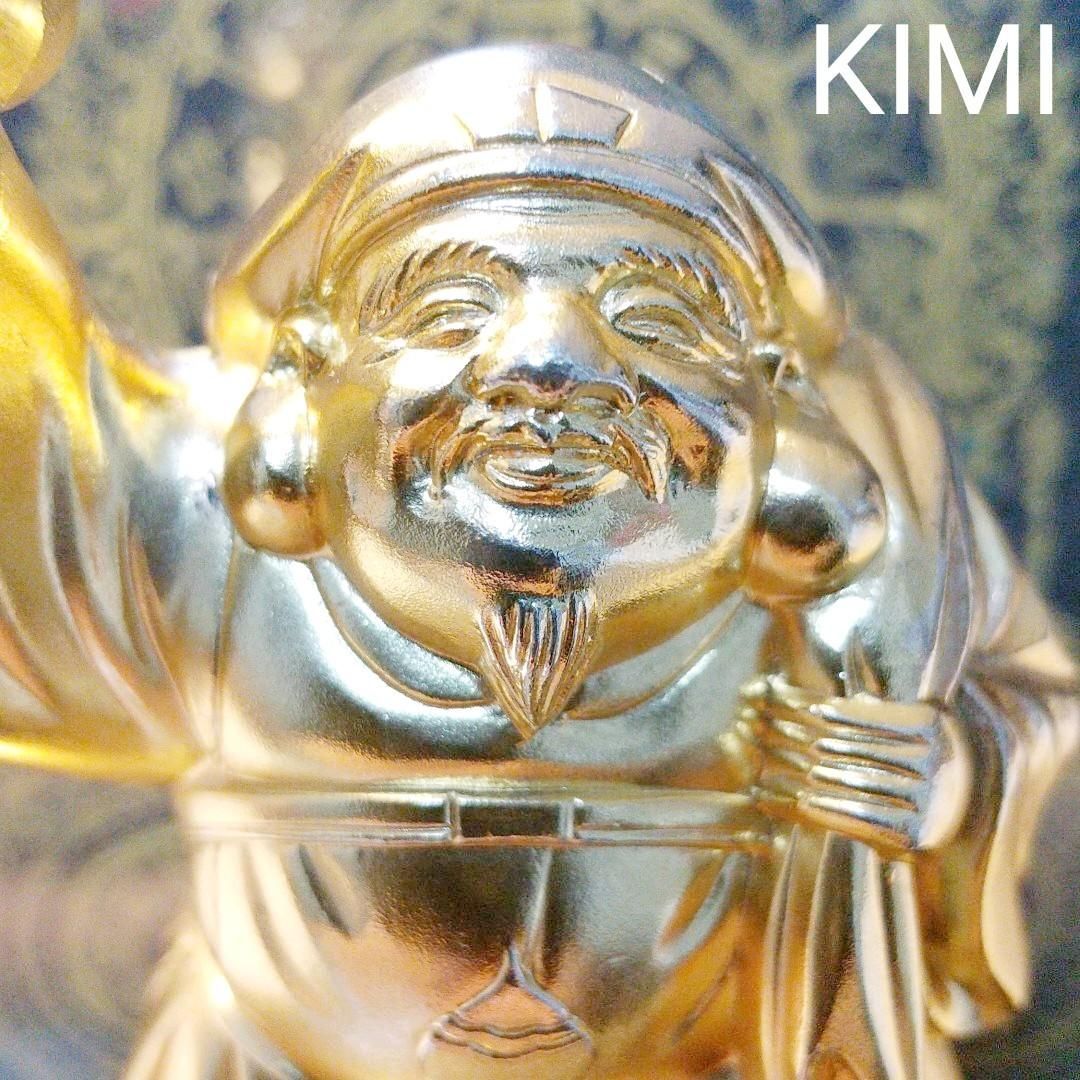 大黒天 (24金メッキ)合金製 高さ約9.5cm 牧田秀雲 原型_仏像 大黒天 (24金メッキ)合金製 高さ約9.5cm 牧田秀雲 原型_仏像