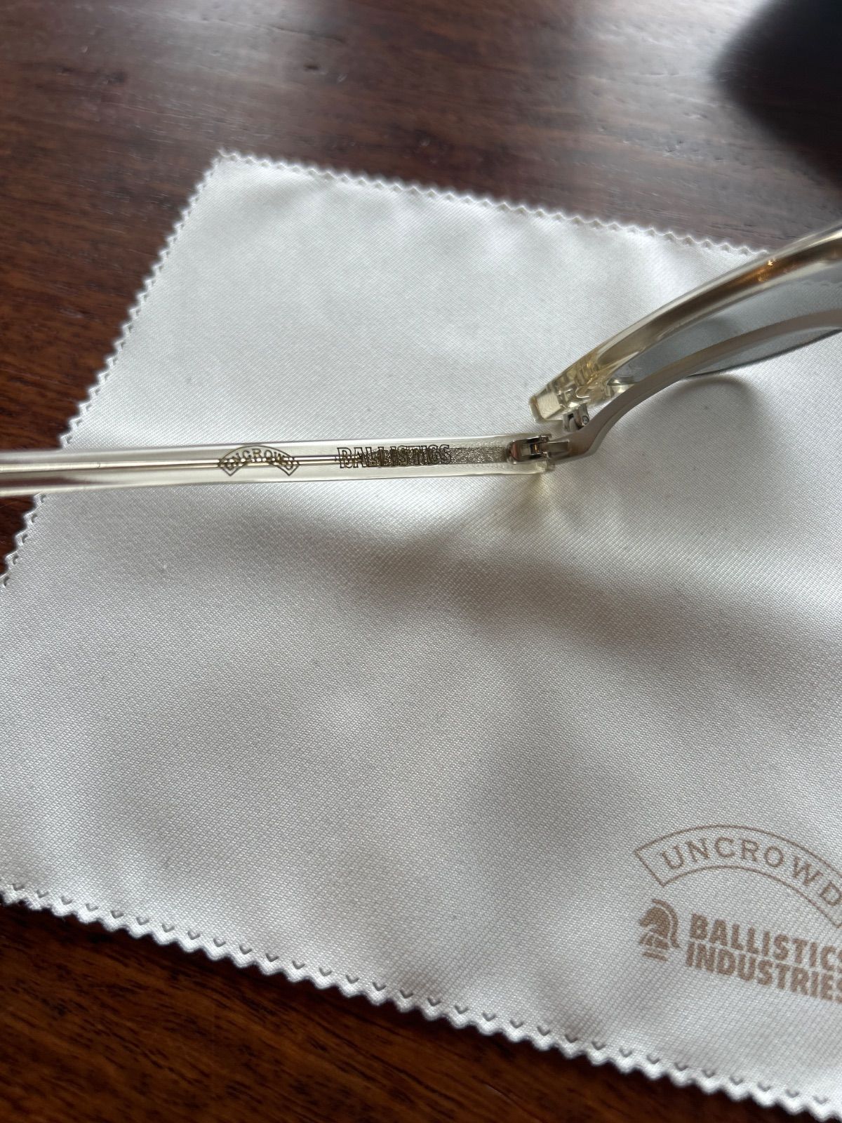 Ballistics FLIP UP GLASS CLEAR FRAME×GRAY LENS バリスティックス