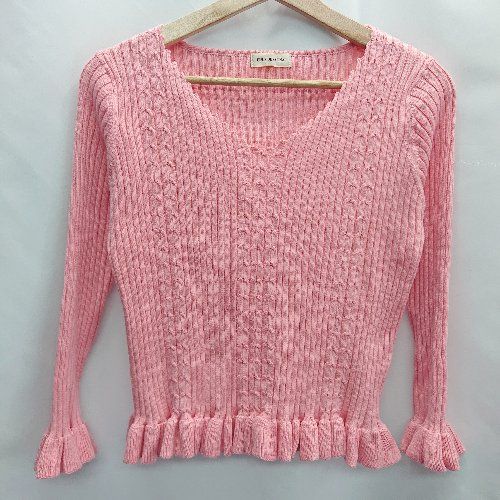◇ FLEUR DE KALINA フレールドゥカリーナ 長袖 ニット サイズF