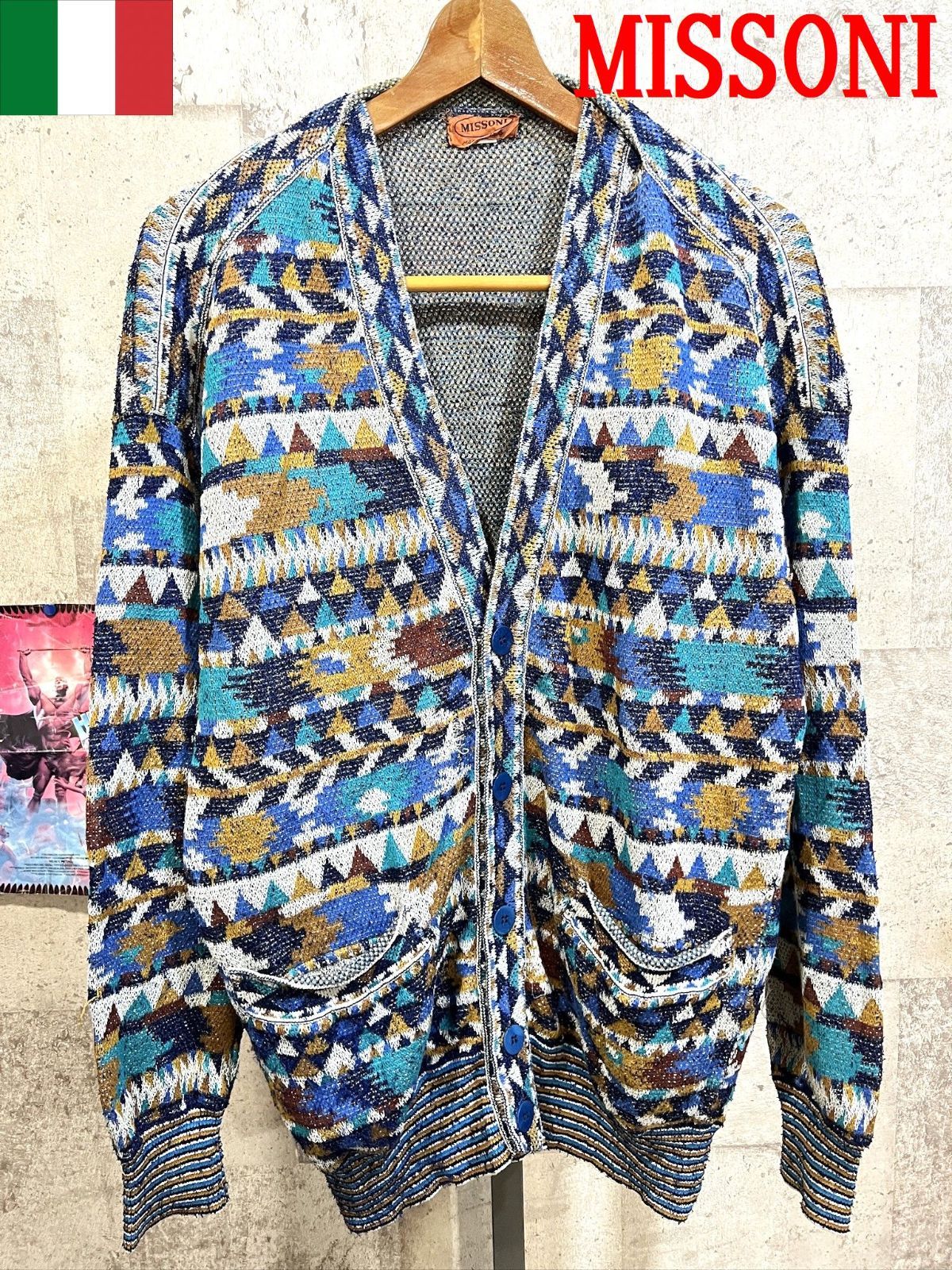 MISSONI ミッソーニ　カーディガンアンサンブルニット　マルチカラー 中古・古着通販】missoni (ミッソーニ) ニットカーディガン