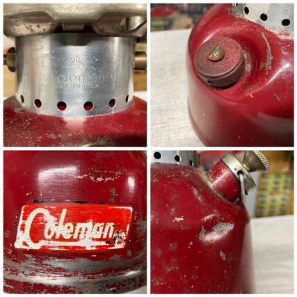 Anybuy公式 Coleman ランタン1961年10月　バーガンディ Anybuy公式様専用 Coleman ランタン1961年10月 バーガンディ