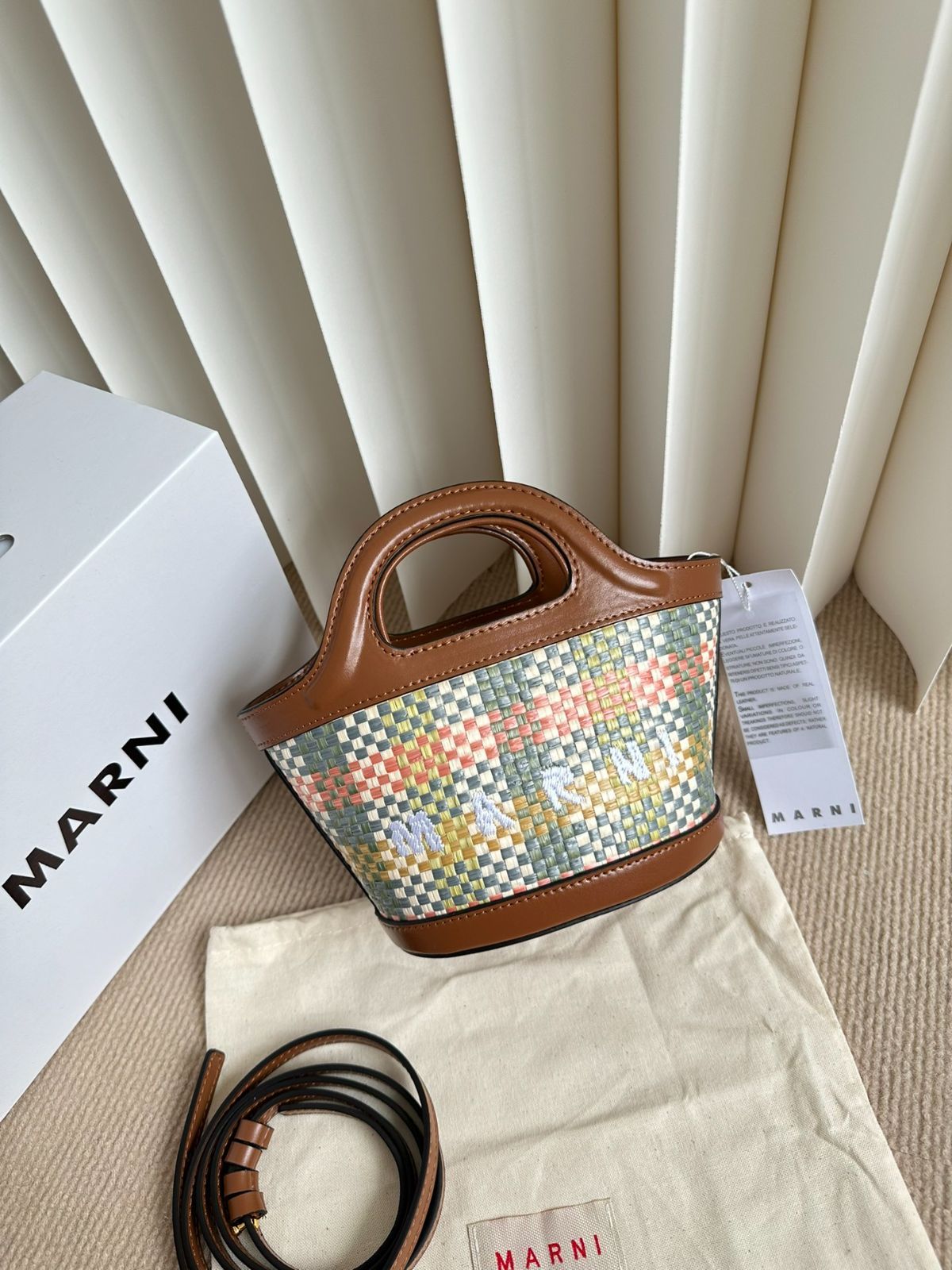 极美品⭐新品 ⭐Marni マルニ ベジタブルバスケット #サイズS 03