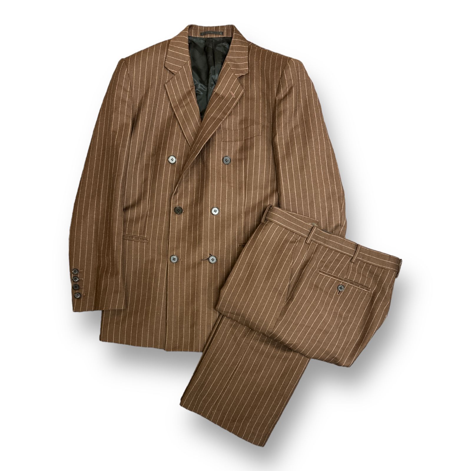 定価130900円 LITTLEBIG 21AW 6B Double Breasted Jacket Tucked Flare Trousers  set up ダブルブレステッドジャケット セットアップ スーツ リトルビッグ 48 59610A 59611A4 - メルカリ