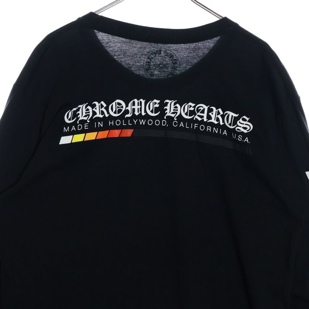 クロムハーツ カリフォルニア限定　ネオンバー ロンTシャツ ブラック CHROME HEARTS (クロムハーツ) NEON BAR LOGO L/S TEE