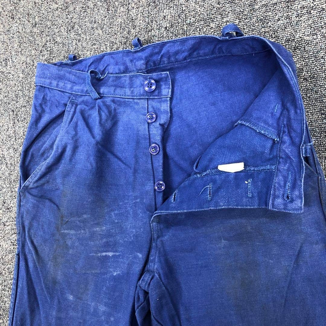 ユーロヴィンテージ50-60's フレンチワークパンツ W28 - メルカリ