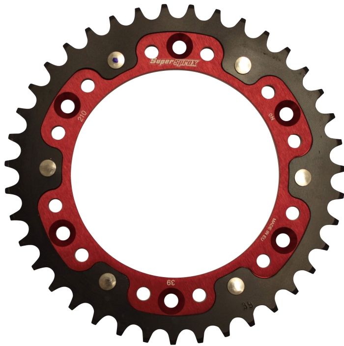 3営業日で発送 スーパースプロックス Supersprox SPX REAR STEALTH 210-39T RED