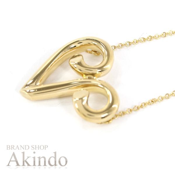 ティファニー ゴールドK18 750 ハト　パロマ ピカソ ネックレス ティファニー ゴールドK18 750 ハト パロマ ピカソ ネックレス