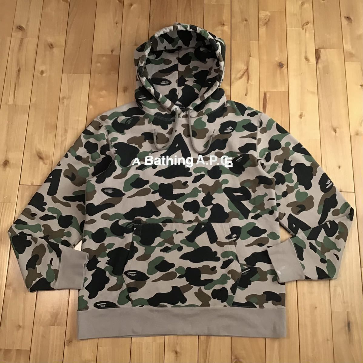 ☆XL☆ A.P.C. × BAPE camo プルオーバー パーカー a bathing ape BAPE 