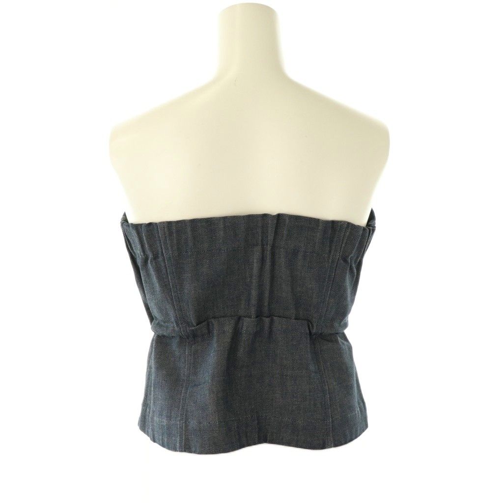 カレンソロジー Curensology 24 SS ミリタリーデニムビスチェ F 紺 ネイビー AT OS