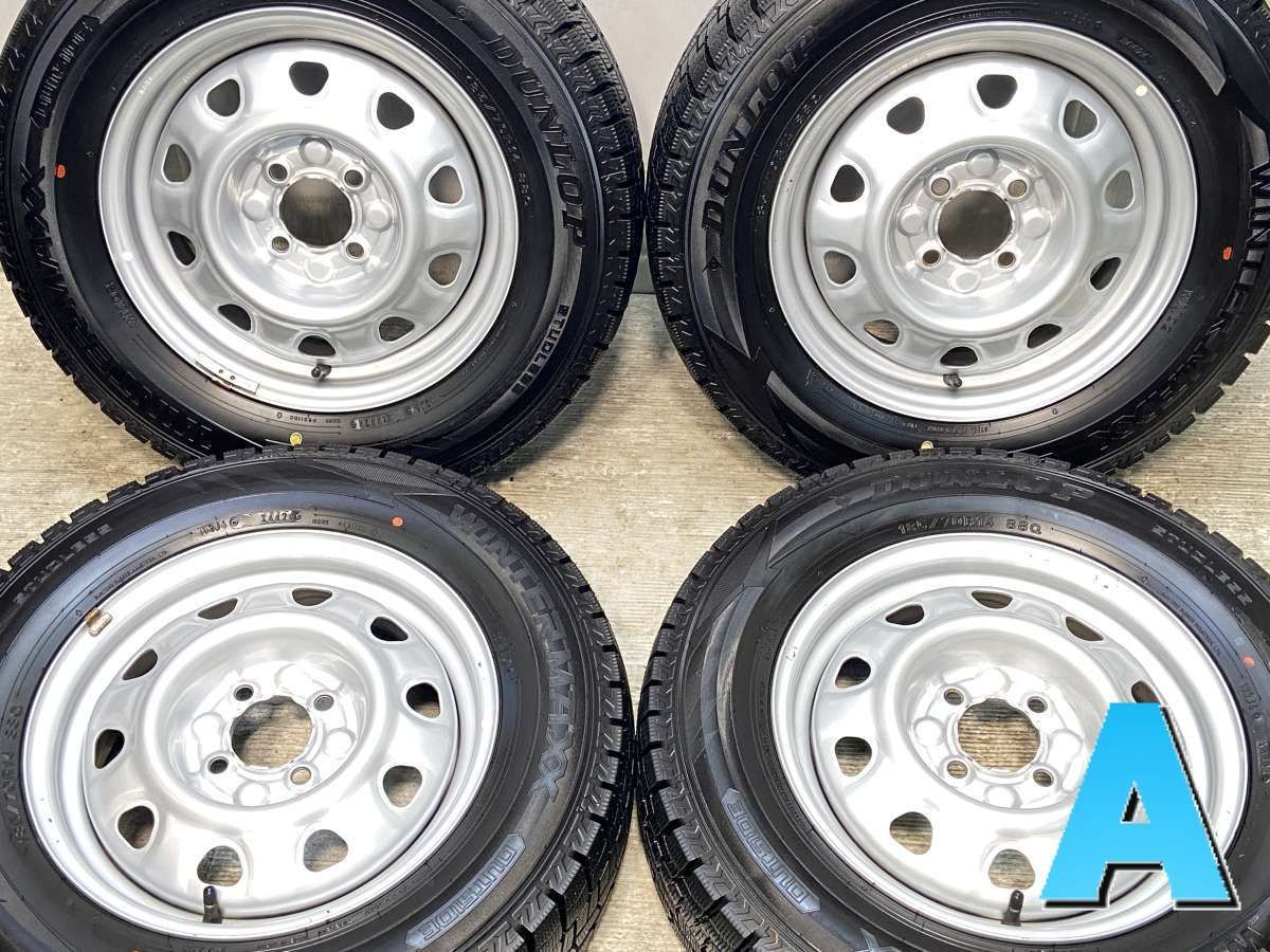 185|70R14 ダンロップ ウィンターマックス WM02 TOPY M47A 14x5.0 100-4穴 タイヤ スタッドレスタイヤ ホイールセット 4本セット w14250422005