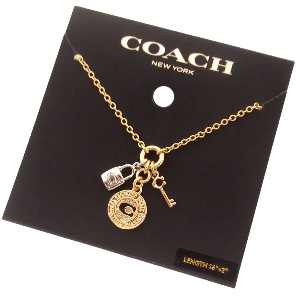 新品 未使用】コーチ ネックレス COACH アウトレット パドロック 