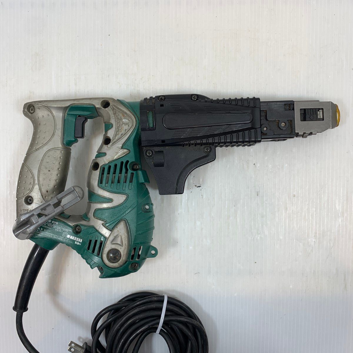 日立 - κκHITACHI 日立 工具 ねじドライバ コード式 100v 270005  W4YG グリーン×ブラック κκHITACHI 日立 工具 ねじドライバ コード式 100v 270005 W4YG