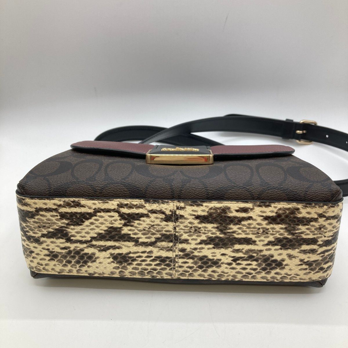 ◎◎COACH コーチ グレース ショルダー バッグ CC066 ブラウンマルチ  