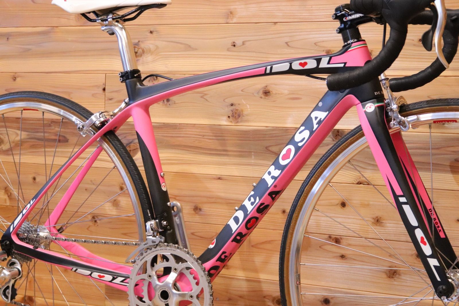 デローザ DE ROSA アイドル IDOL RIM 2015モデル 47サイズ カンパニョーロ ヴェローチェ MIX 10S カーボン ロードバイク 広島店