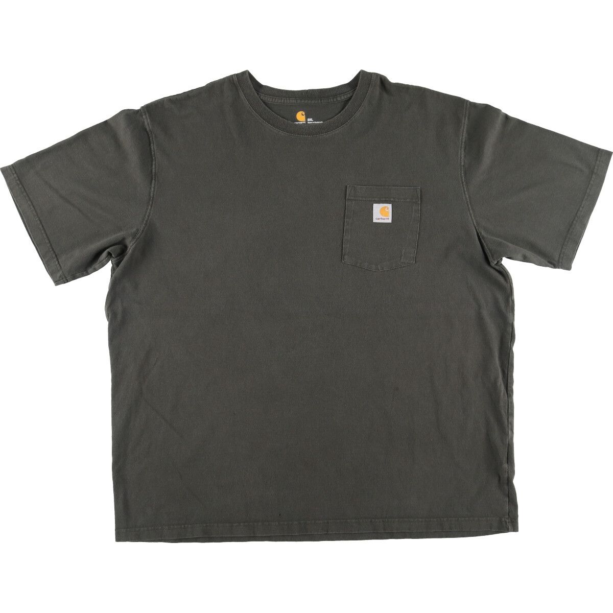 古着 カーハート Carhartt ORIGINAL FIT 半袖 ワンポイントロゴポケットTシャツ メンズXXL/eaa433605