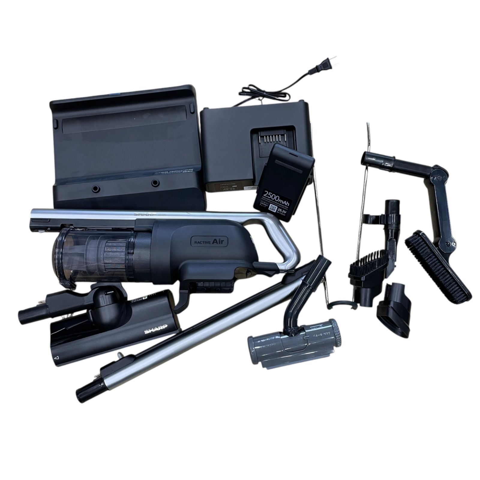 新品未使用】EC-SR8-B シャープ コードレススティック掃除機 ブラック