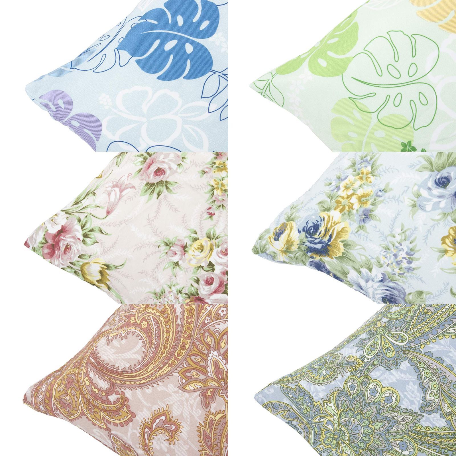 55x59 銘仙判 座布団カバー EiYU モンステラ ブルー エイユウ ＥｉＹＵ