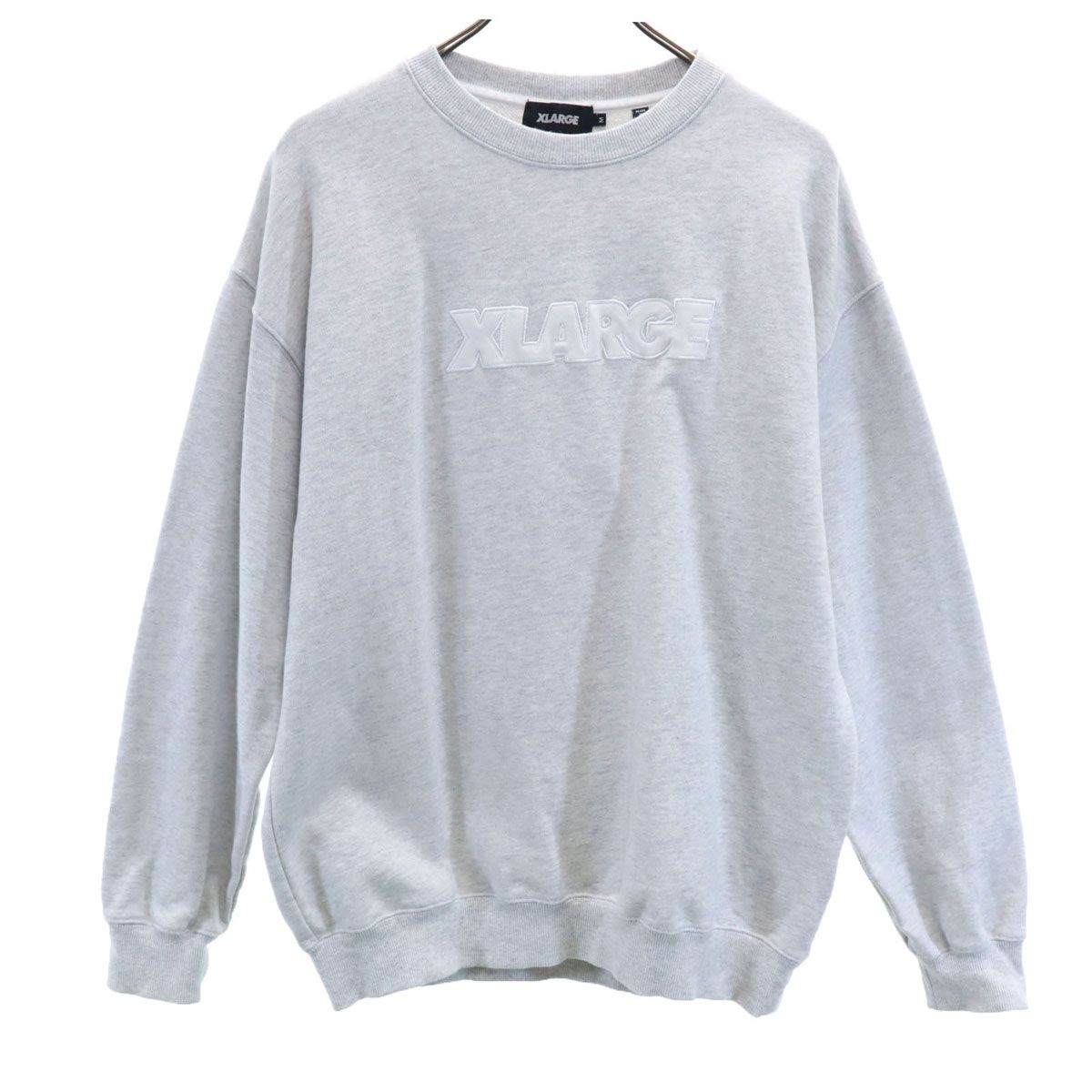XLARGE エクストララージ 長袖 スウェット トレーナー M グレー XLARGE エクストララージ 長袖 スウェット トレーナー M グレー