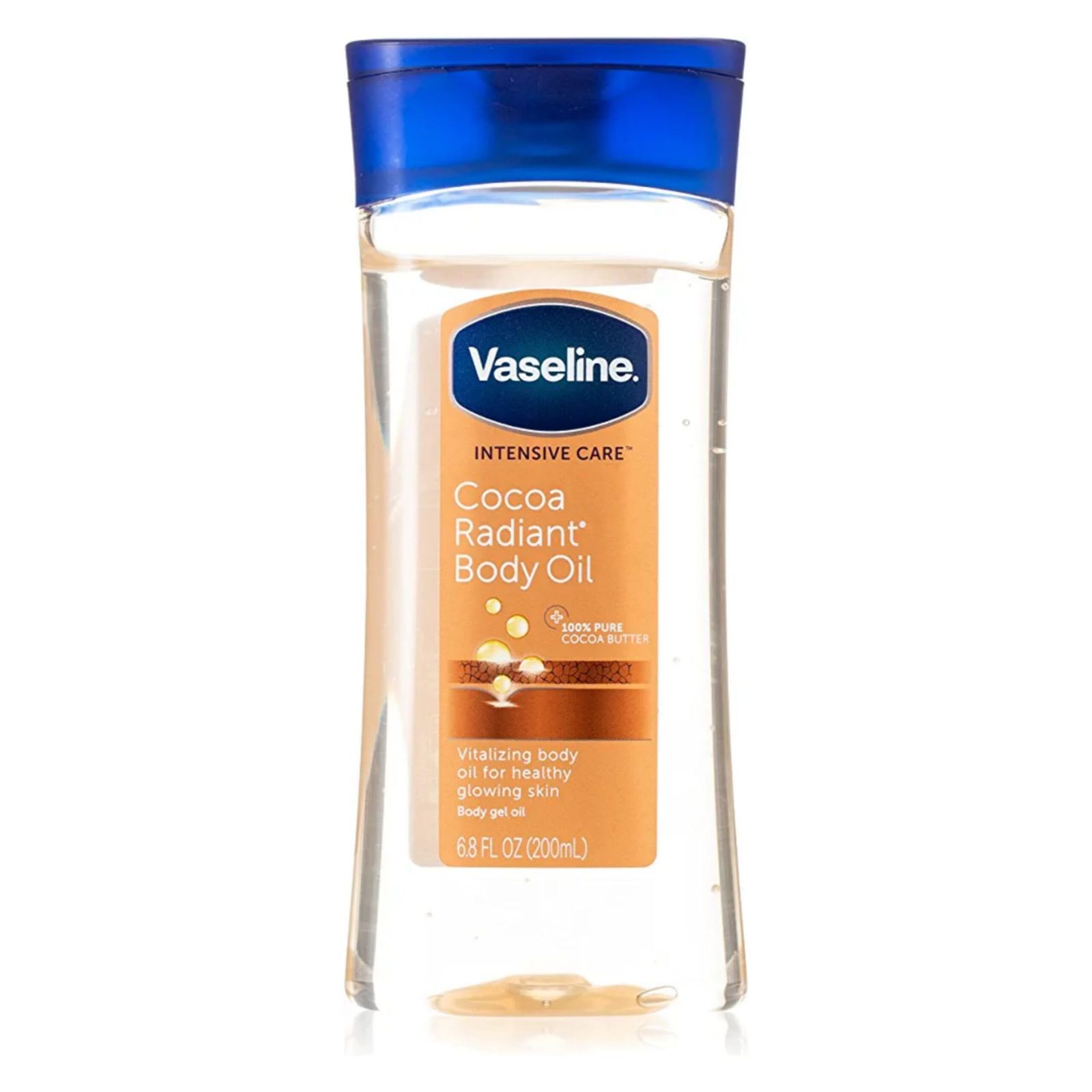 Vaseline 集中ケアココアラディアントボディジェルオイル、6.8オンス 6.8オンス 