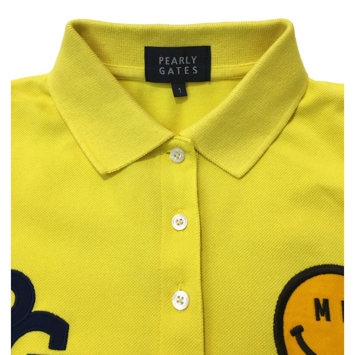 レディース パーリーゲイツ PEARLY GATES 半袖ポロシャツ 1(M) 黄 イエロー