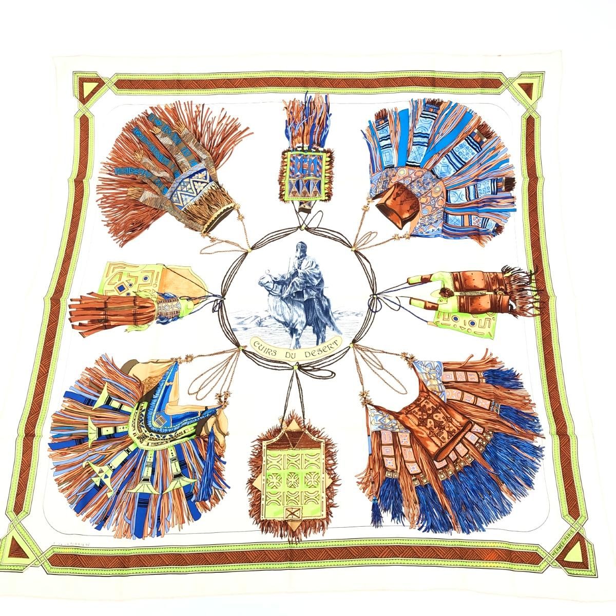★美品★HERMES★カレ 90★スカーフ★シルク★古代 ローマ★神々★ HERMES エルメス カレ90 LE MORS A LA CONETABLE 轡の気品