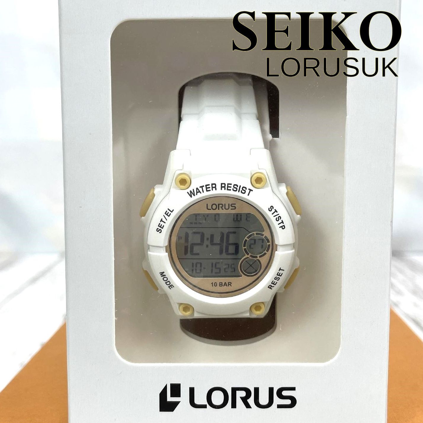 安い セイコー LORUS デジタル 逆輸入 腕時計 ホワイト セイコー LORUS