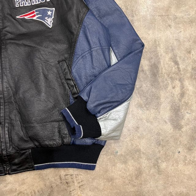 NFL PATRIOTS / ペイトリオッツ】レザージャケット - メルカリ