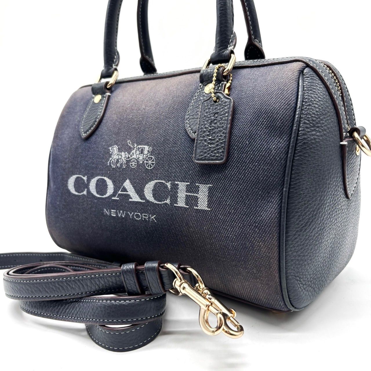 良品】 COACH コーチ ハンドバッグ トートバッグ ショルダーバッグ 
