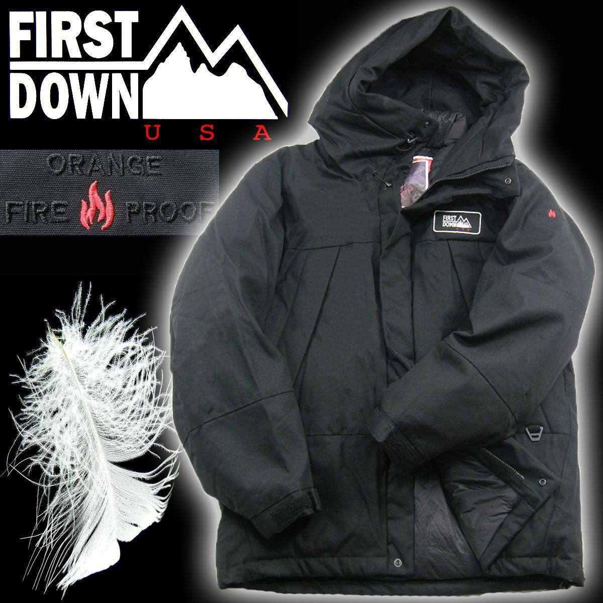 フリークスストア×FIRST DOWN フード付きジャケット サイズM 美 フリークスストア×FIRST DOWN フード付きジャケット サイズM 美