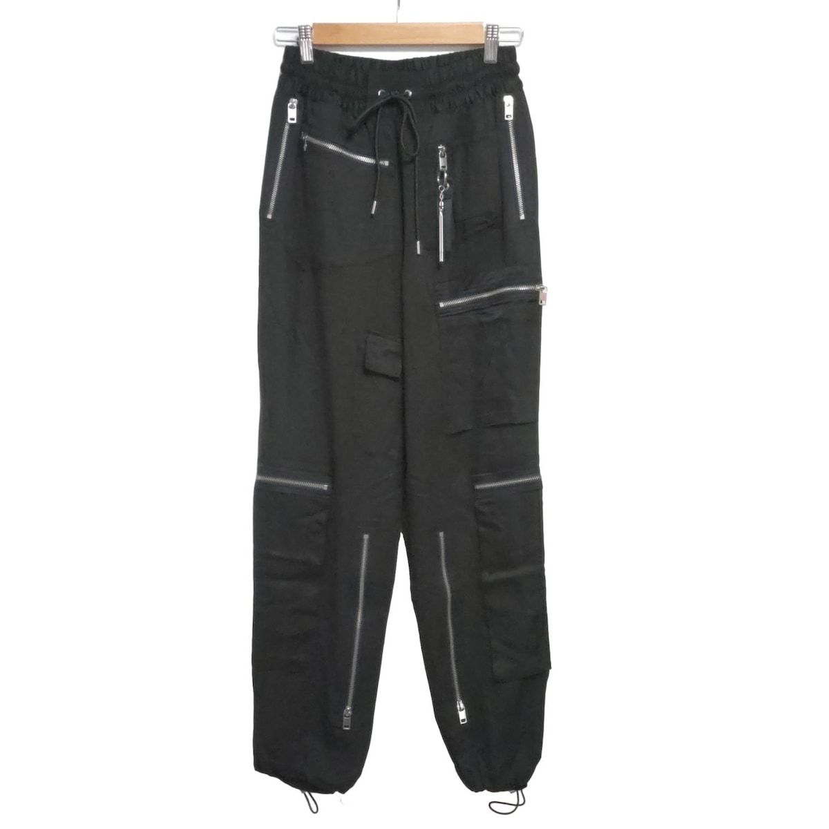 DIESEL ディーゼル パンツ サイズXS レディース - 黒 フルレングス|ウエストゴム