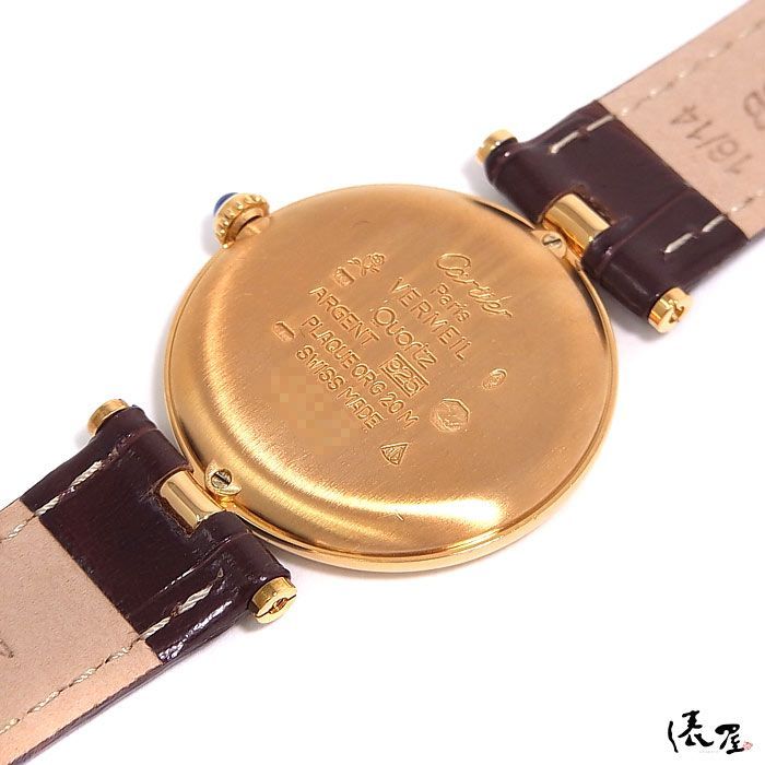 【極美品】カルティエ マストヴァンドーム LM 4ローマン ラージサイズ メンズ ヴィンテージ Cartier 時計 腕時計 中古【送料無料】