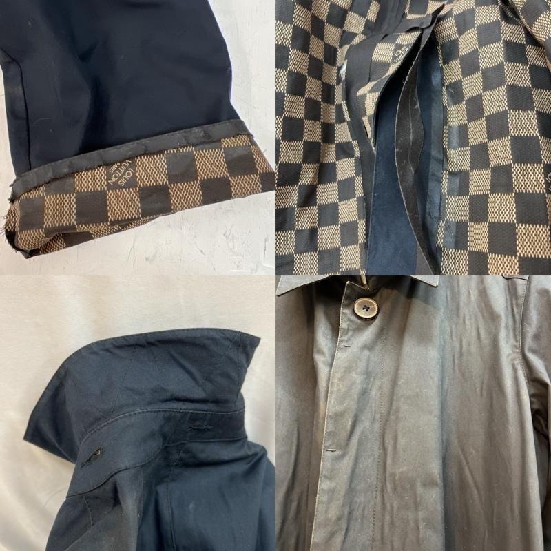 ✨️極美品✨️LOUISVUITTON ルイ・ヴィトン ステンカラーコート ダミエ柄 LOUIS VUITTON - LOUIS VUITTON ダミエ ステンカラー コートの