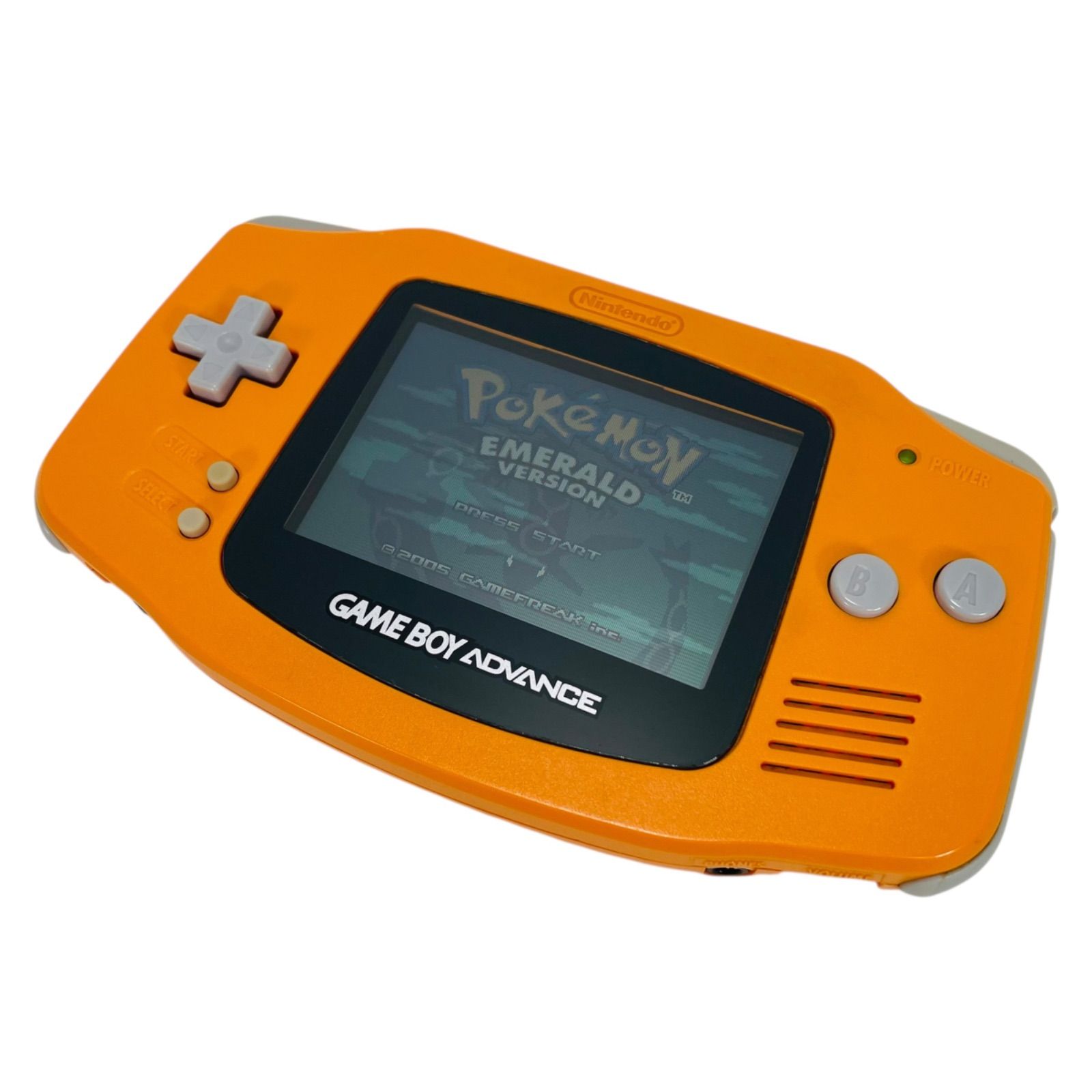 ゲームボーイアドバンス GBA オレンジ 動作 済み