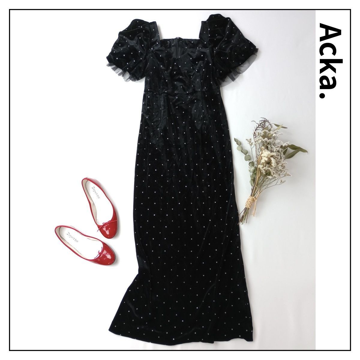 24AW 定価 17,600円 Acka. エーシーケーエー ビジュードット