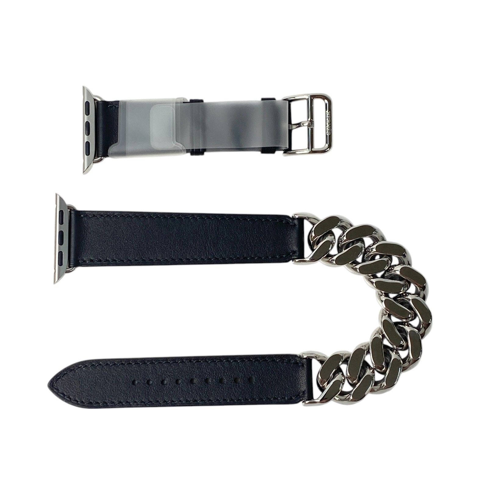 カミーユフォルネ【美品】時計ベルト　アリゲーターシャイニー　ダークブラウン系 カミーユフォルネ【美品】時計ベルト アリゲーターシャイニー ダーク